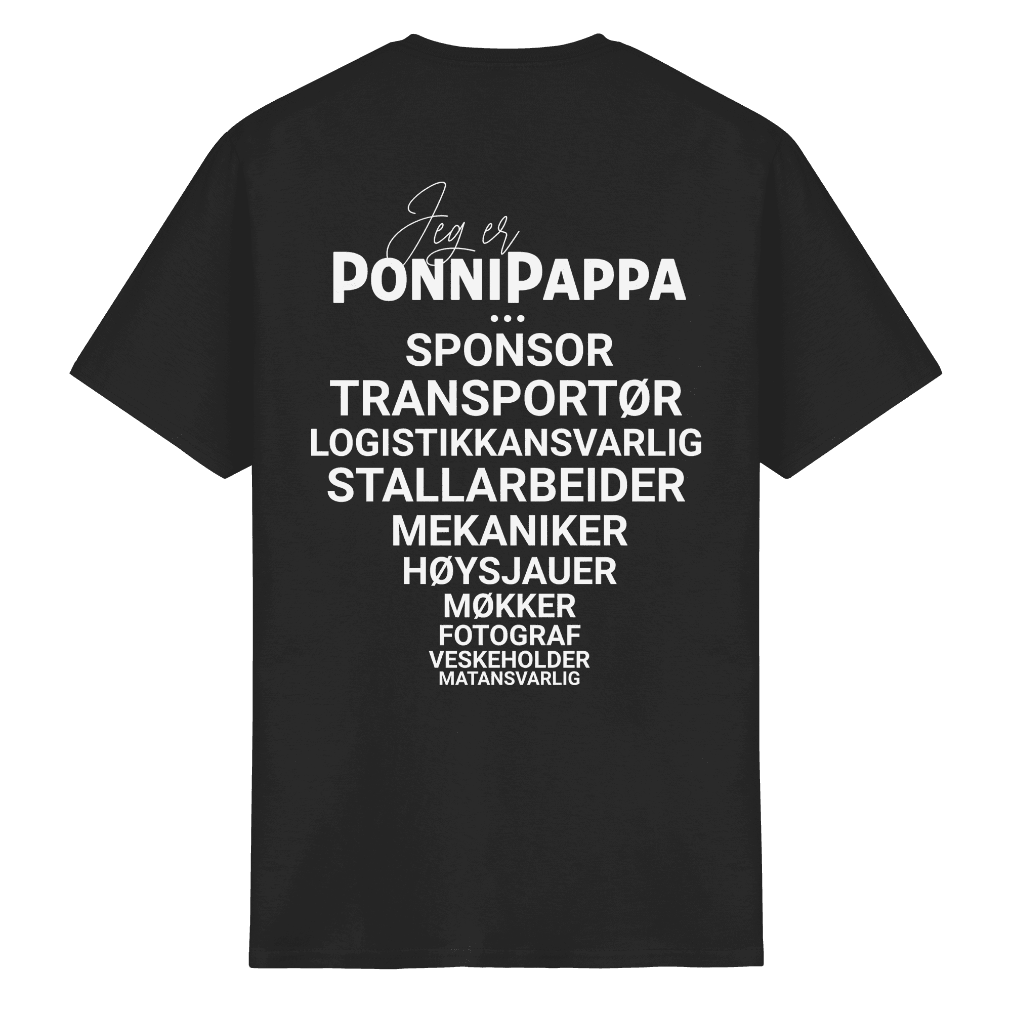 Jeg er PonniPappa - Heavy Cotton T-Shirt