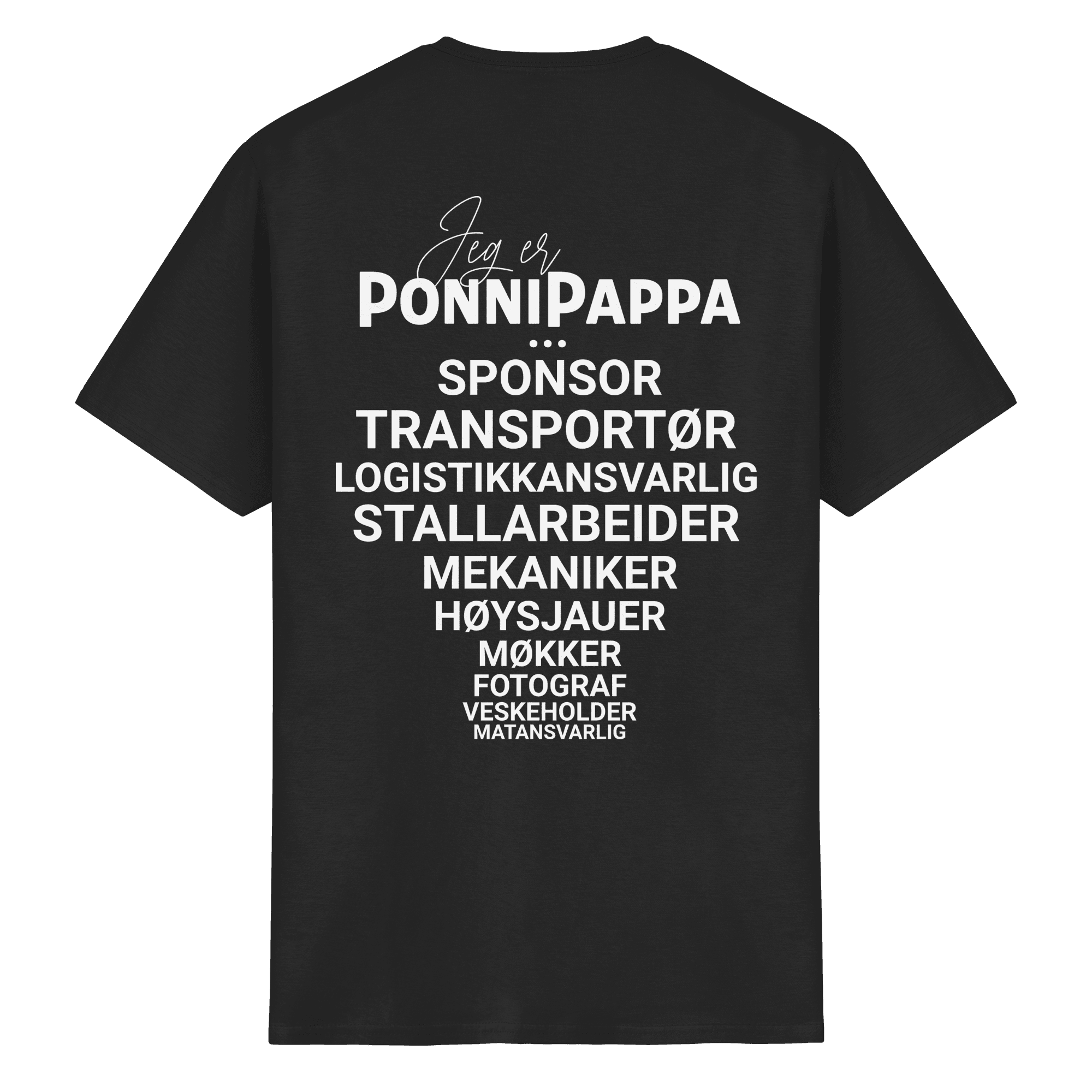 Jeg er PonniPappa - Heavy Cotton T-Shirt