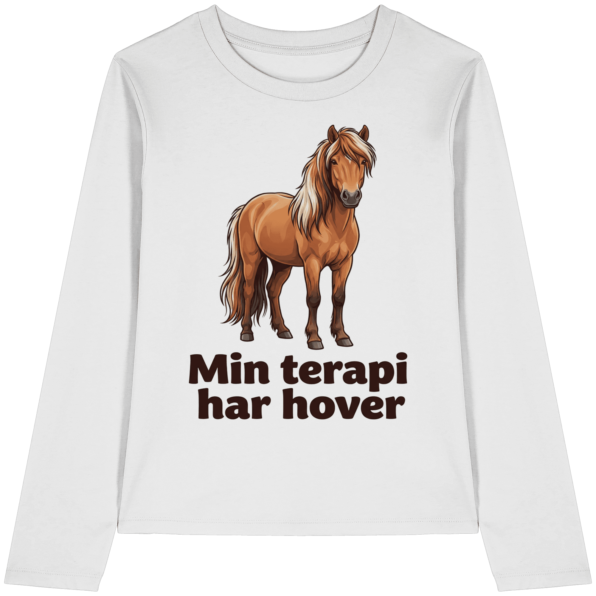 hoveterapi - Økologisk langermet T-skjorte for kvinner